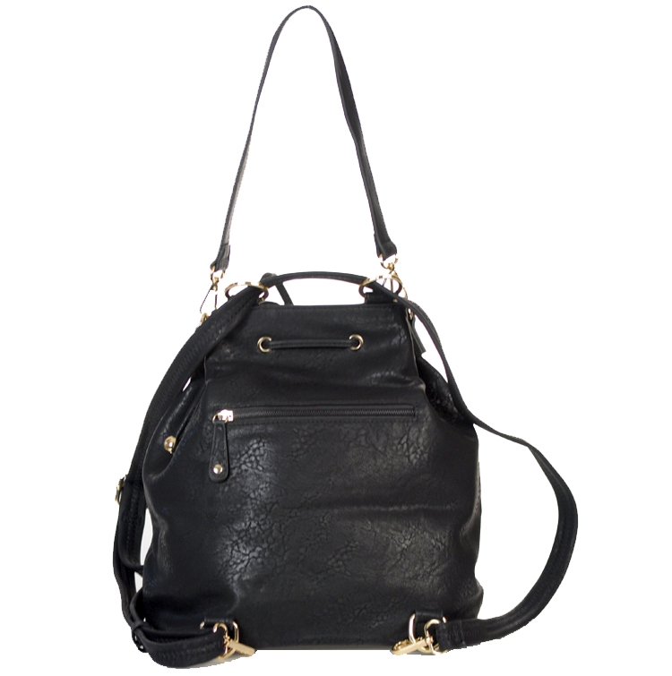 Designer Inspired Faux Leather Backpack that Convert Handbag Crossbody ...