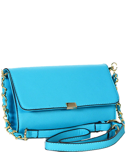 Designed Faux Leather Clutch K050 LIGHT BLUE: Wholesale Handbags ...