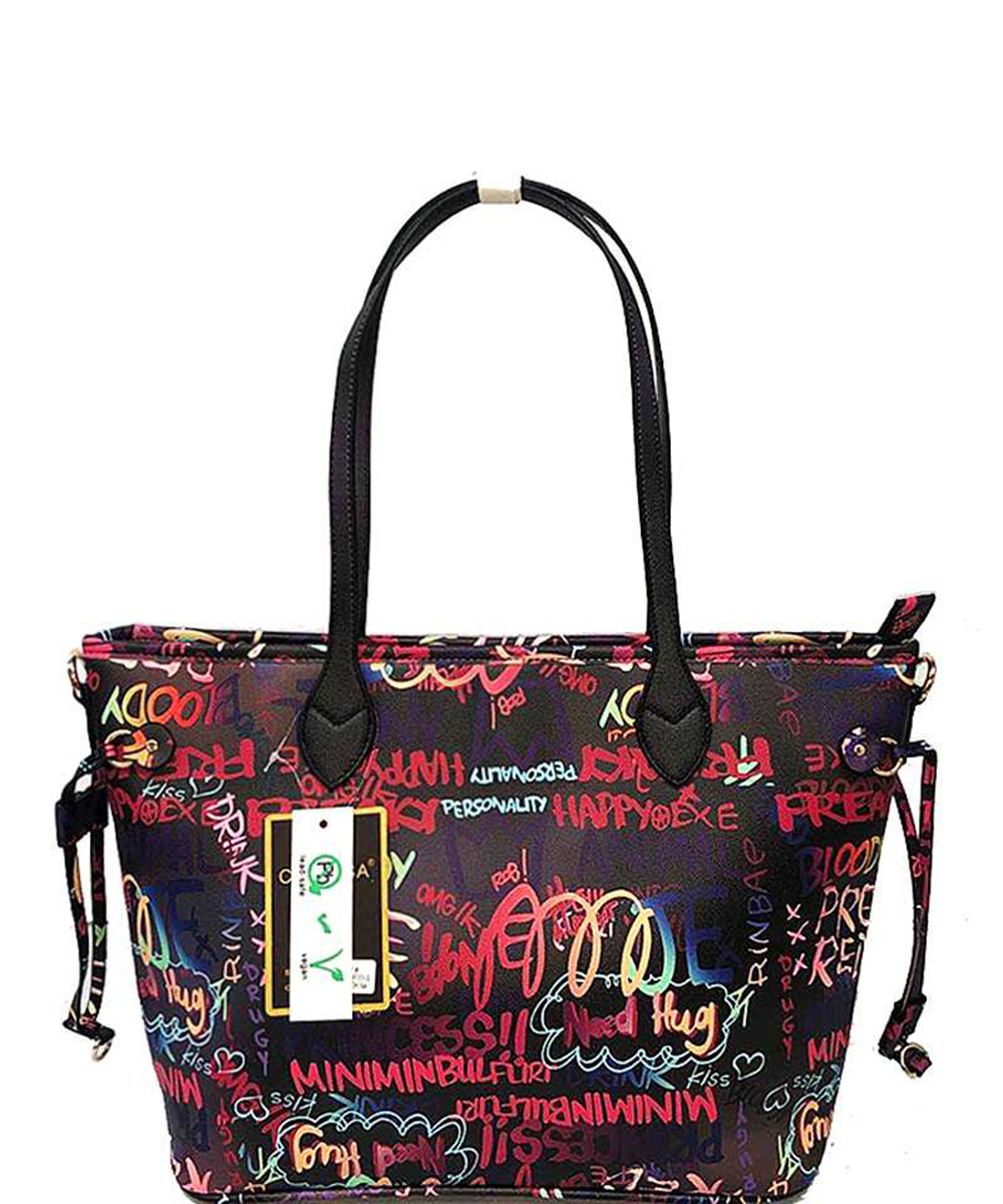 Fashion Cool Graffiti Design Shopper Bag 6521