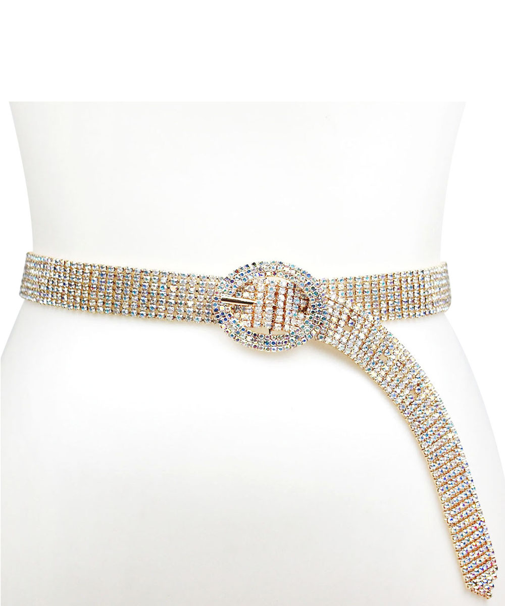 Fashionable Crystal Belt BT320030