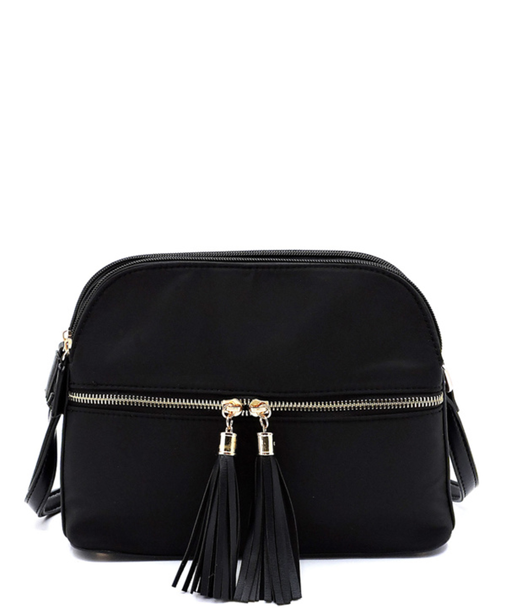 crossbody bag with multiple compartments