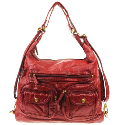 Convertible Fashion Bag X80 30561 BURGUNDY