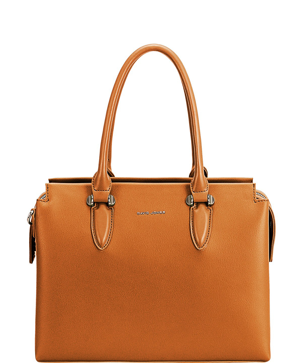 Handbag DAVID JONES Brown in Synthetic - 20795088