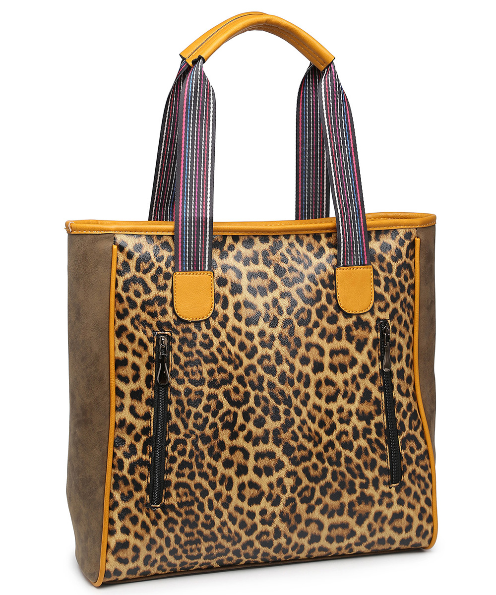 3 in 1 Butterfly Leopard Print Tote Cross Body Value SET MH-BS3658