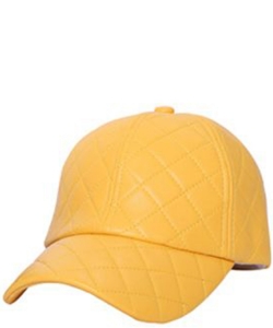 Faux Leather Baseball Cap Style ladies Hat CAP00519