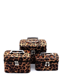 Leopard Printed 3-in-1 Cosmetic Case CO128